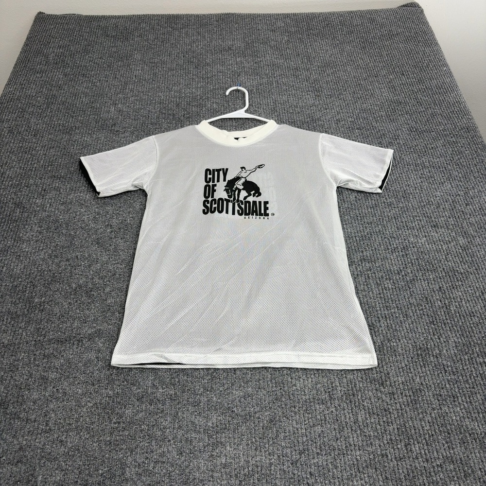 Vintage City of Scottsdale Texas T-Shirts T Shirt Youth XL White Mesh Reversible
